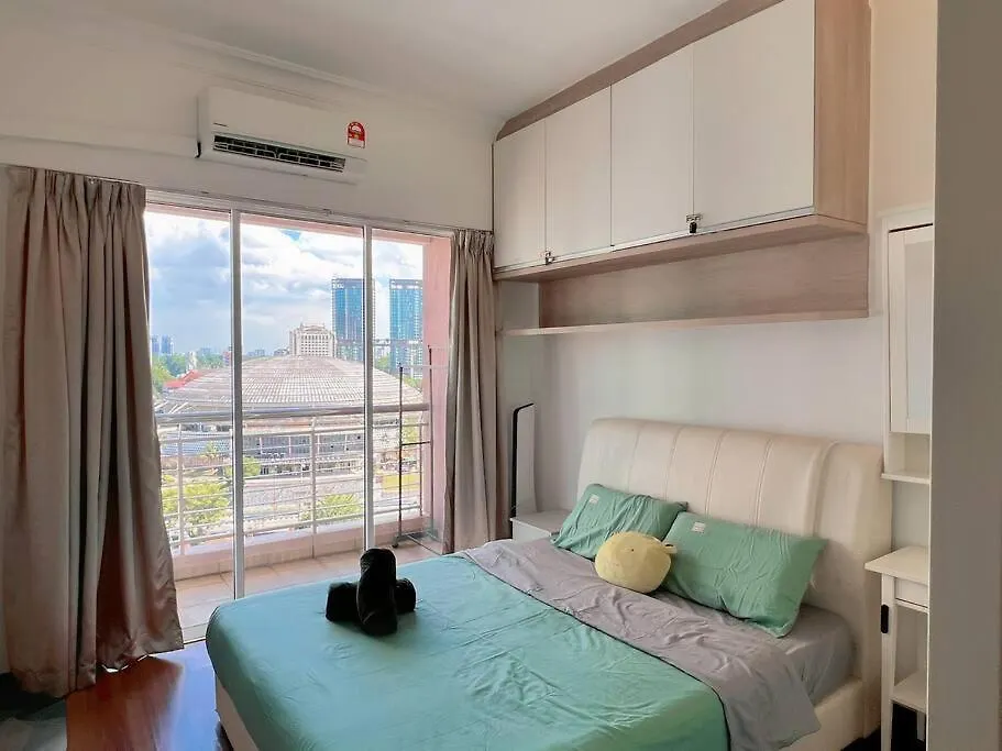 דירה קואלה לומפור Comfy Studio Casa Mutiara, Near Lrt Hang Tuah & Lalaport מלזיה